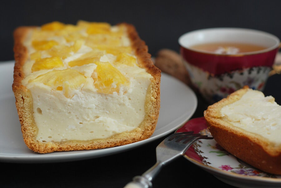 cheesecake all'ananas