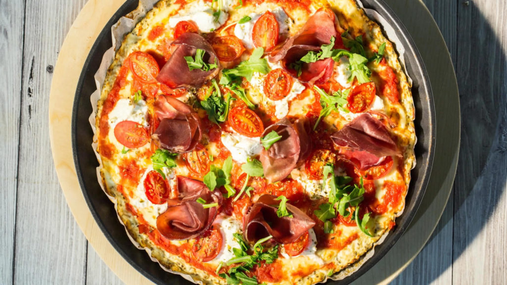 Pizza senza farina. Una ricetta light di sole 90 Kcal!