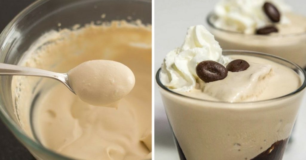 Crema Al Caffe Light Fatta In Casa Senza Panna Ricetta Di Sole 66 Kcal