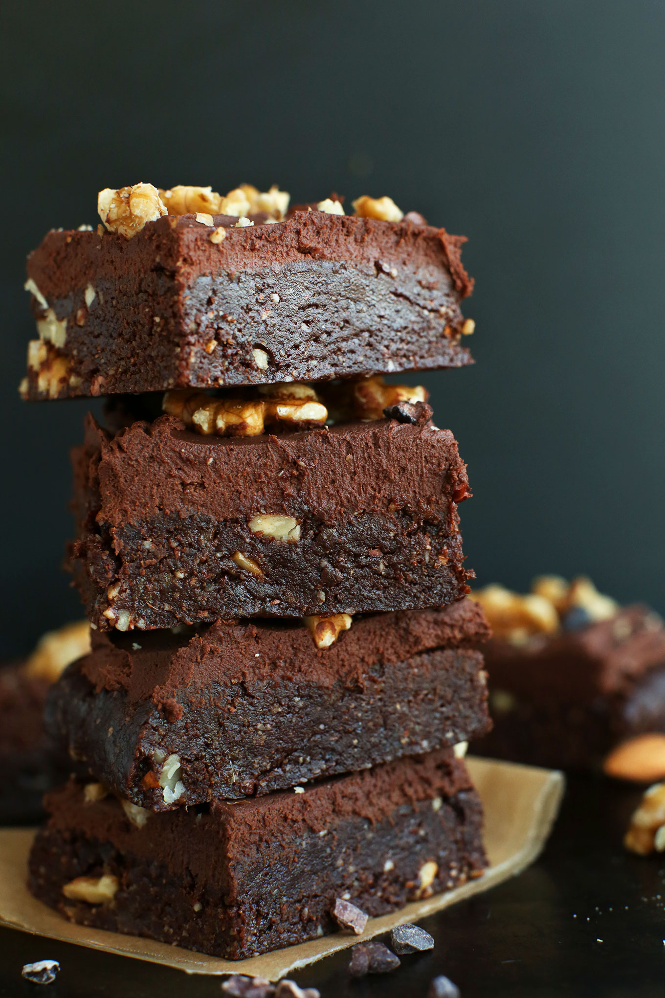 Brownies al cioccolato La ricetta light e gustosa con 370 Kcal!