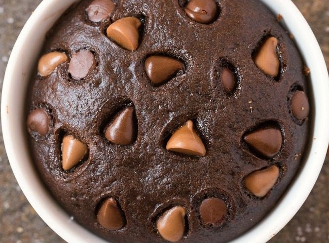 Mug cake al cioccolato light. La torta in tazza di 160 Kcal!