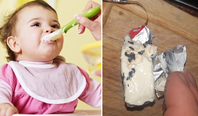 Muffa trovata in formaggini per bambini: l’azienda risponde al consumatore