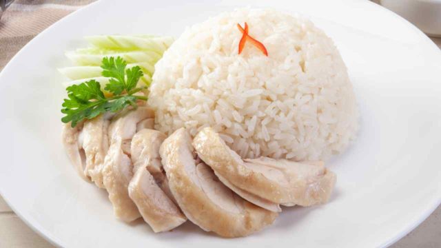 La dieta del pollo e del riso