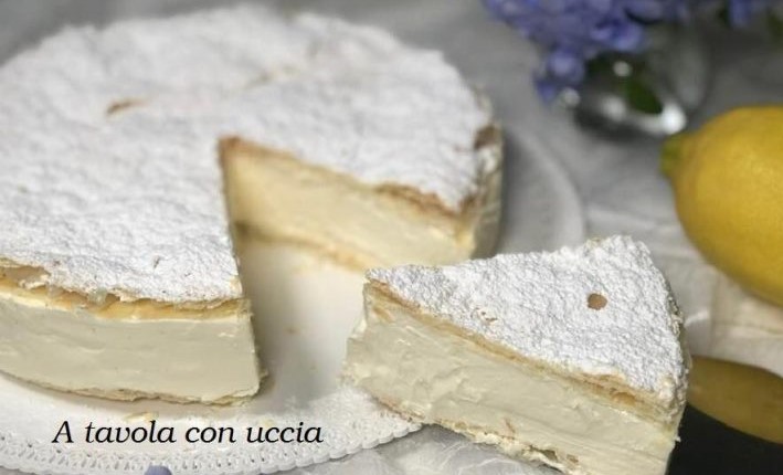 Torta millefoglie al limone