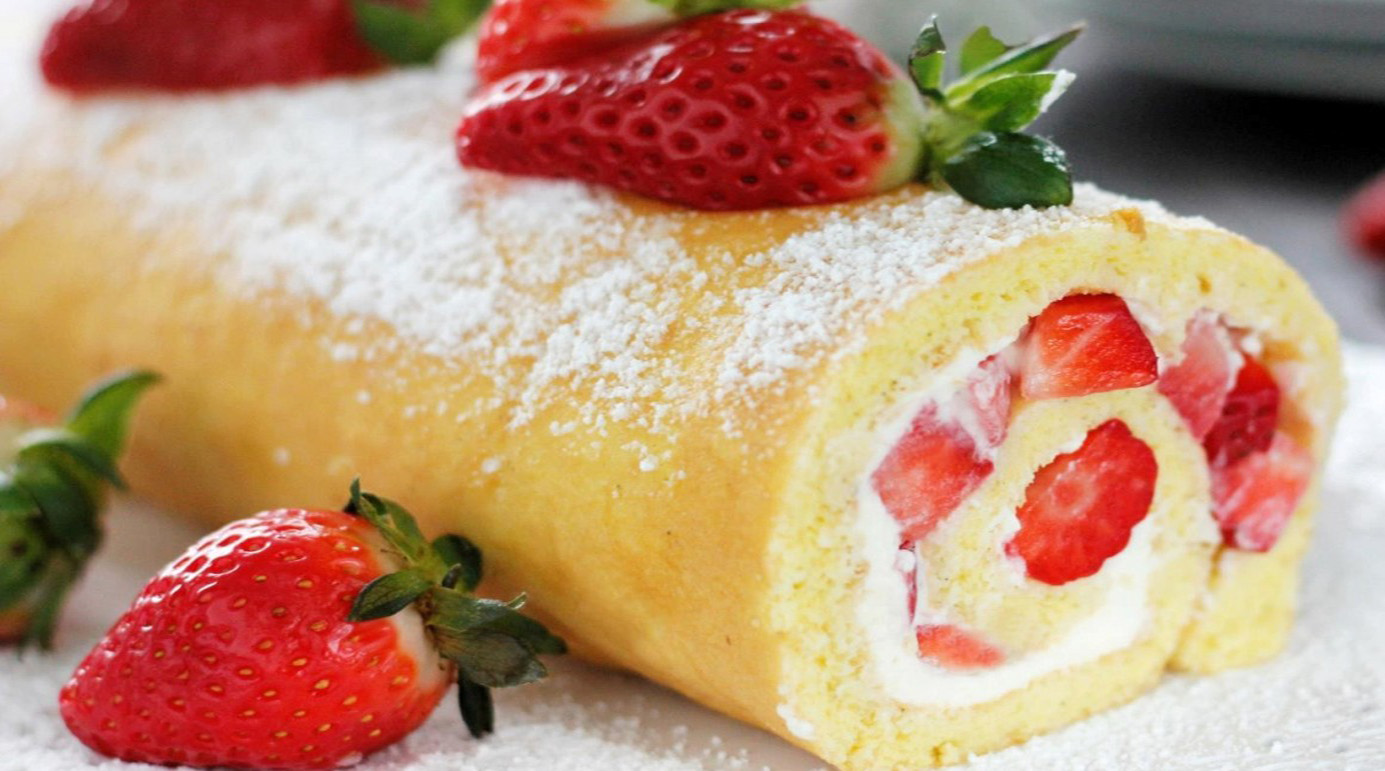Rotolo alle fragole