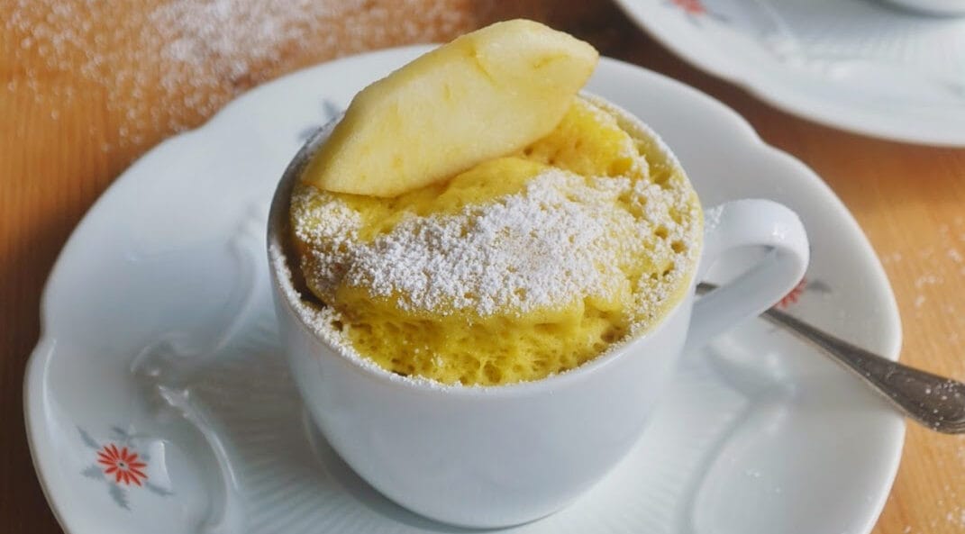 Torta in tazza alle mele
