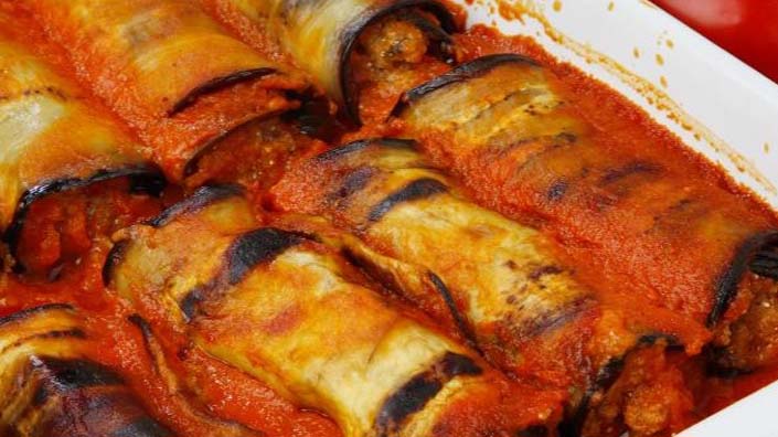 Involtini di melanzane ripieni