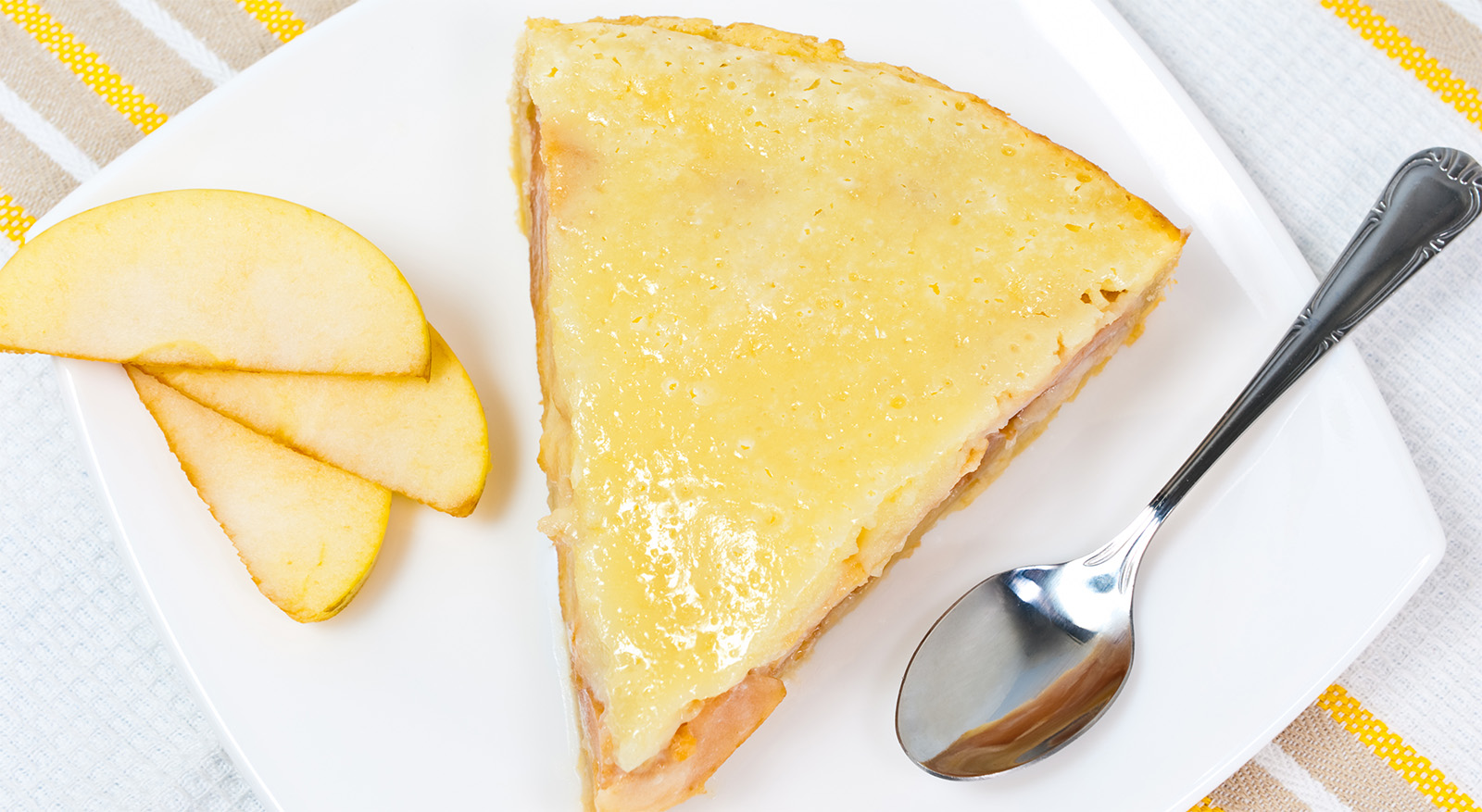 Torta di mele al cucchiaio