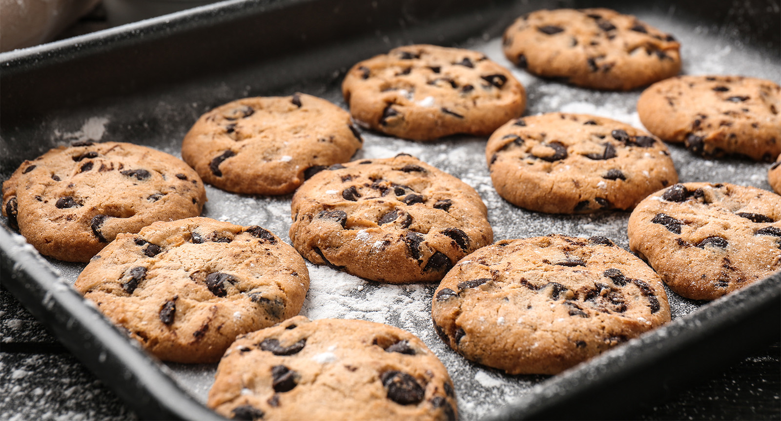 Cookies al cioccolato e caffè senza burro