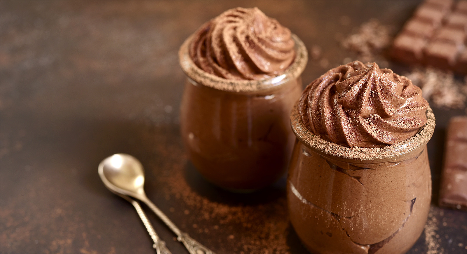 Mpusse al cioccolato light