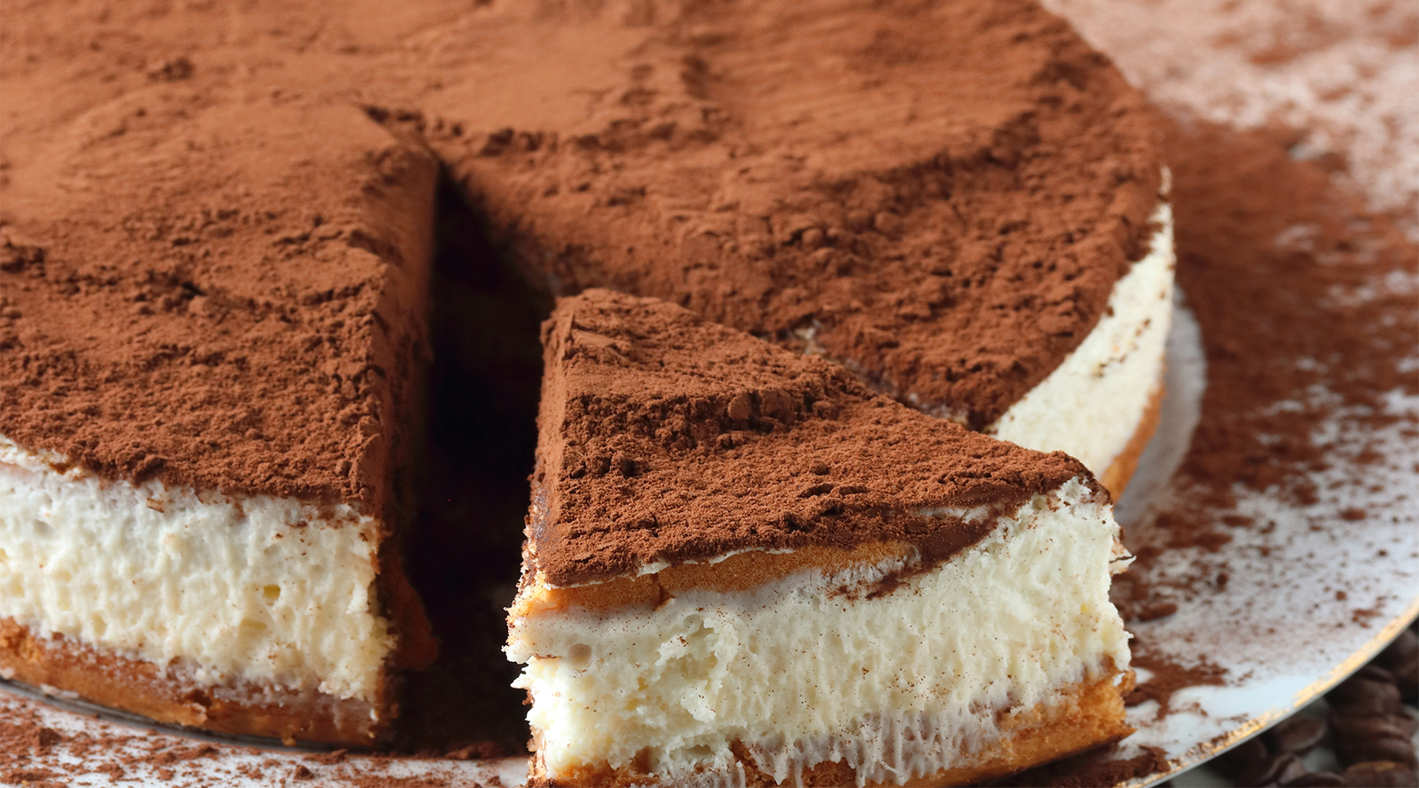 Crostata al tiramisù senza mascarpone