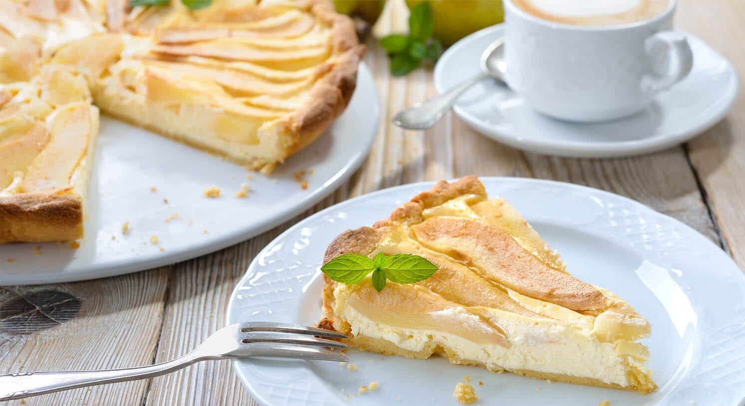 Torta di mele e ricotta