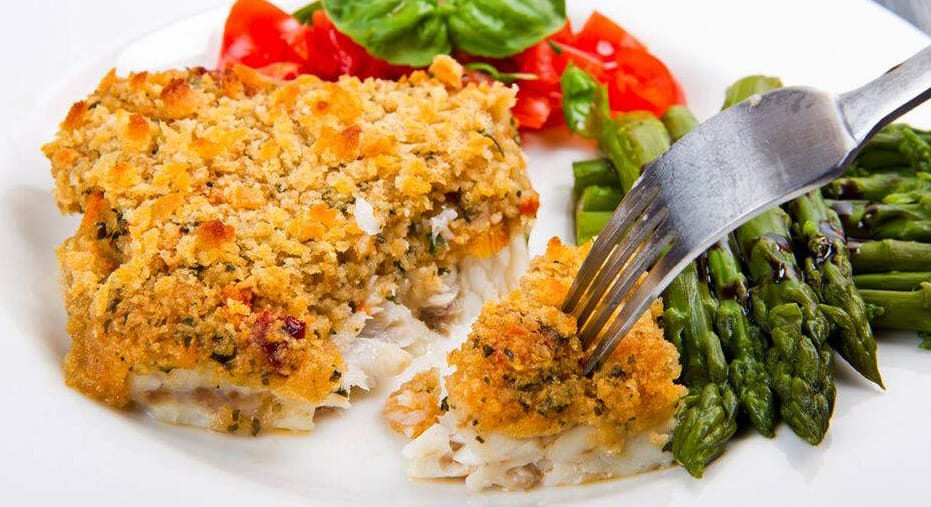 Merluzzo gratinato al forno leggerissimo, lo avete mai fatto così? Solo 310 calorie!