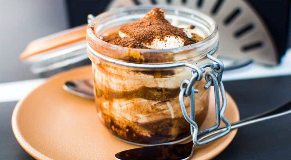 Tiramisù di panettone all'arancia