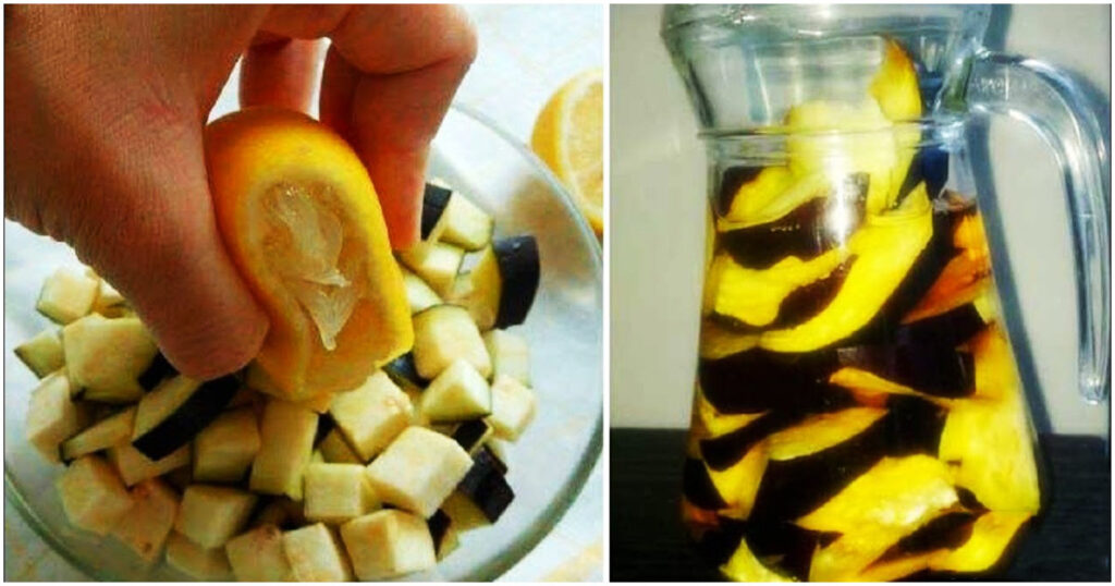 Soffrite di colesterolo alto? Provate a bere l’acqua di melanzane e limone!