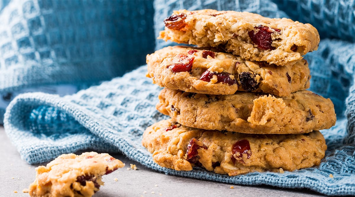 Biscotti muesli senza farina, burro e latte