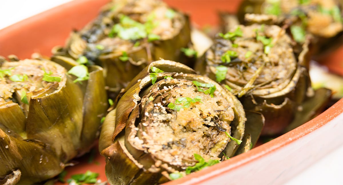 Carciofi gratinati al forno