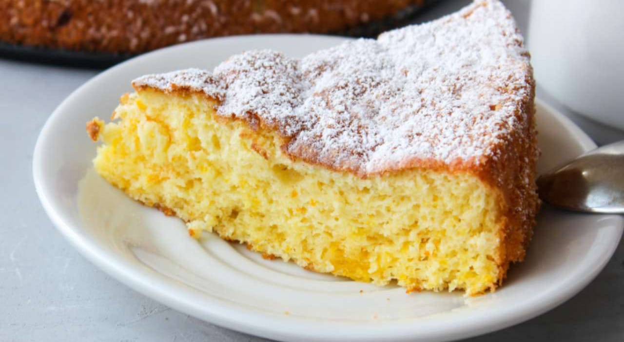 Torta all'arancia senza burro
