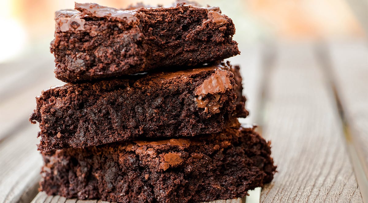 Brownies al cioccolato senza farina e burro