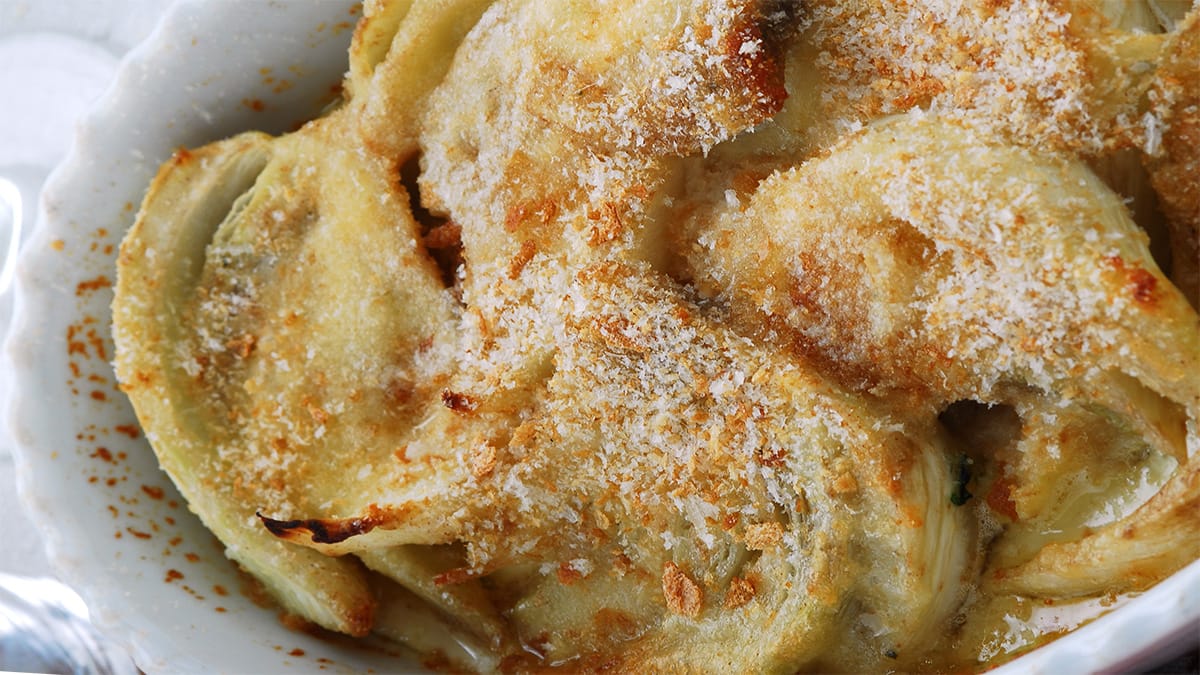 Finocchi croccanti al forno