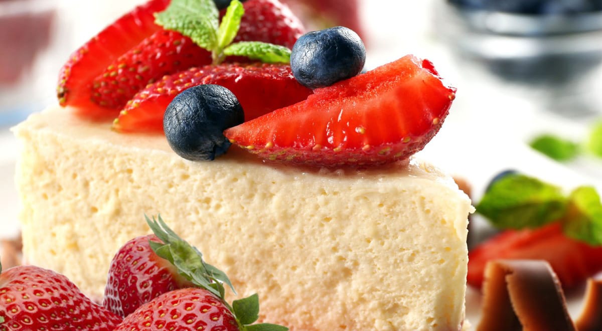 Cheesecake alle fragole light