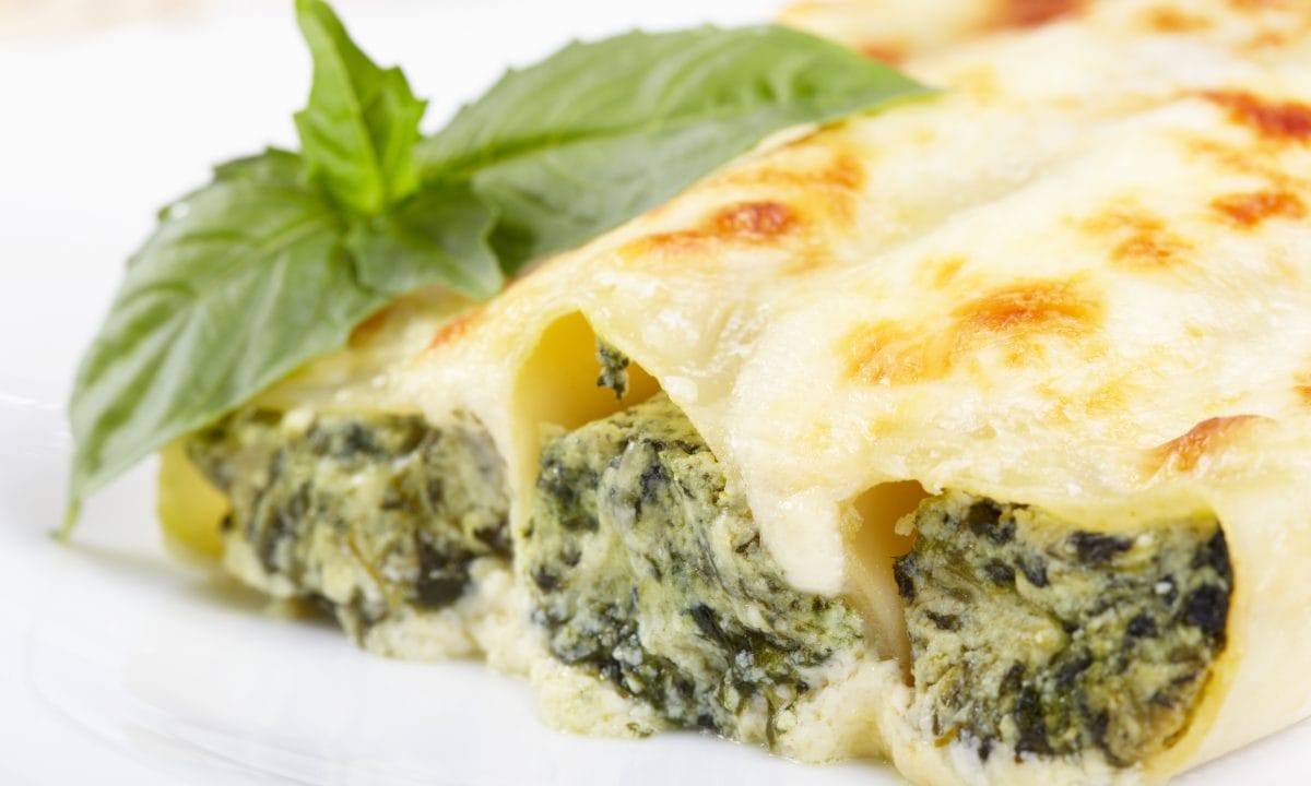 Crespelle light agli spinaci