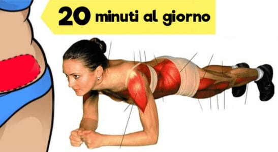 L'allenamento di 20 minuti al giorno per eliminare il grasso alla pancia