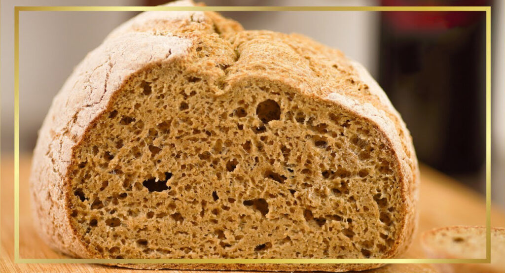 Pane integrale al 100% senza lievito, non comprerai più pane dopo averlo provato!