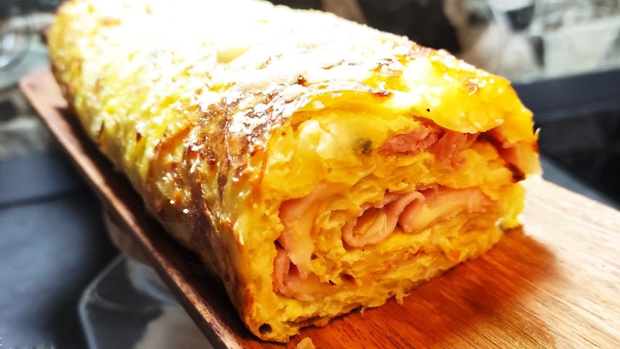 Rotolo di patate ripieno light