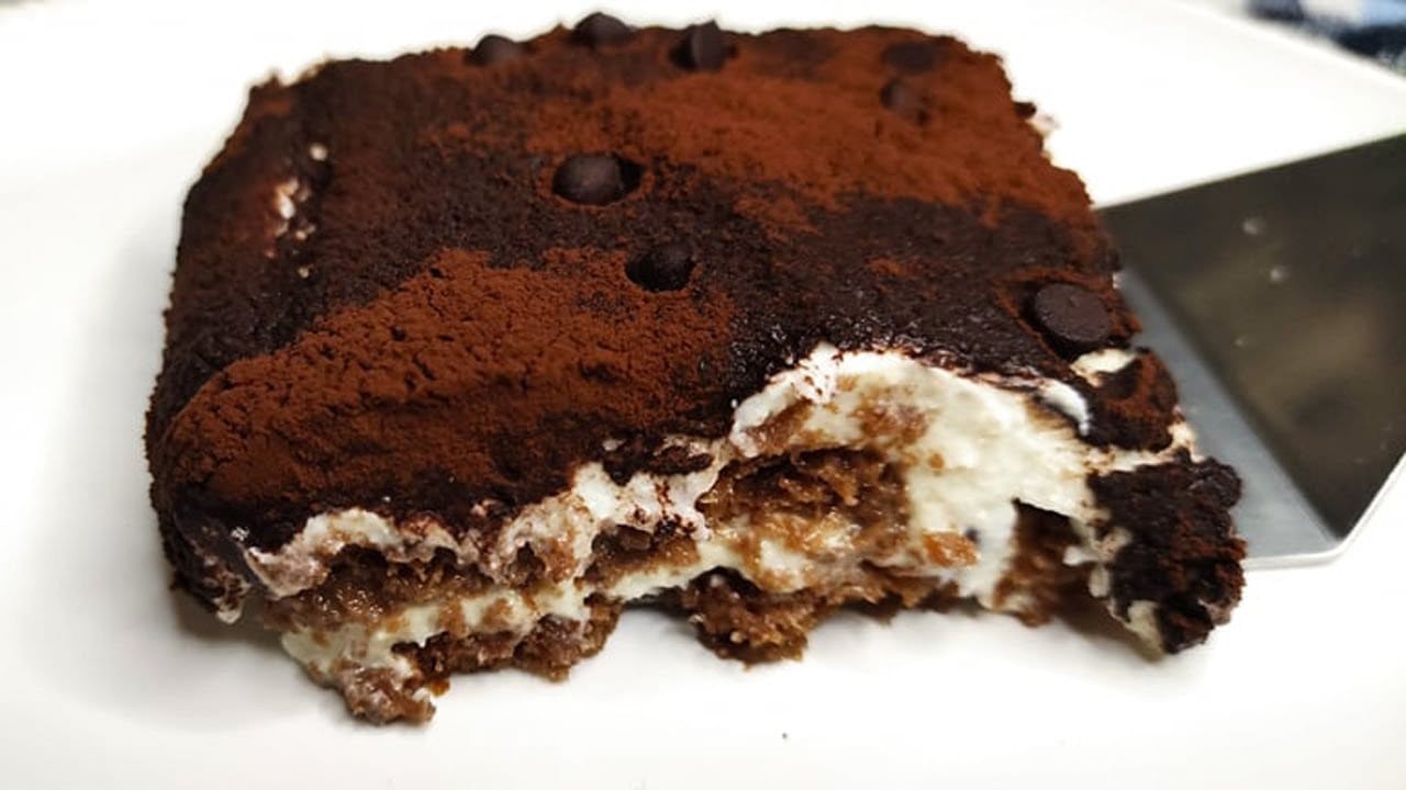 Tiramisù alla stracciatella light