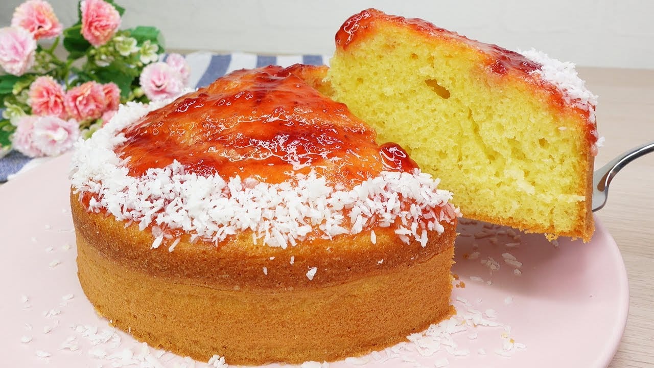 Torta 4 cucchiai alla marmellata