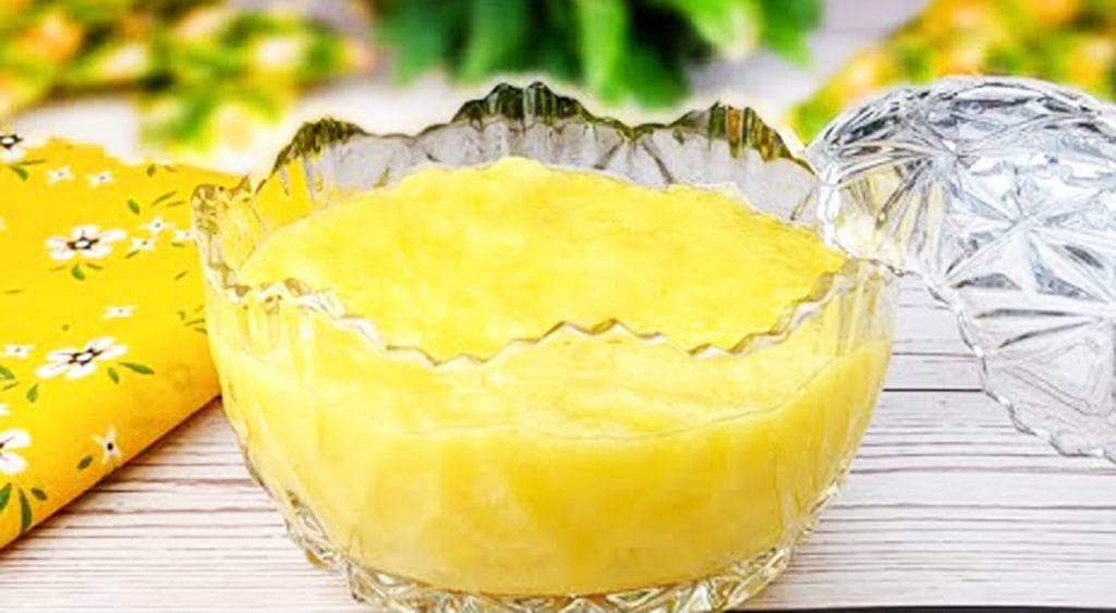 La crema fredda all’ananas, il dolce al cucchiaio light pronto in 10 minuti. Solo 120 Kcal!