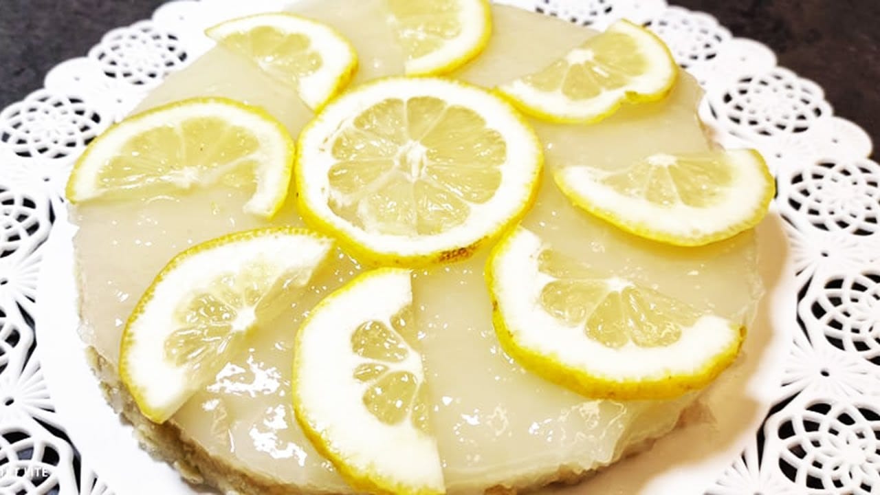 Crostata al limone senza burro e uova