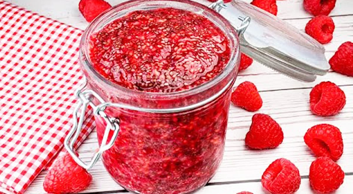 Raspberry Jam chia Seed