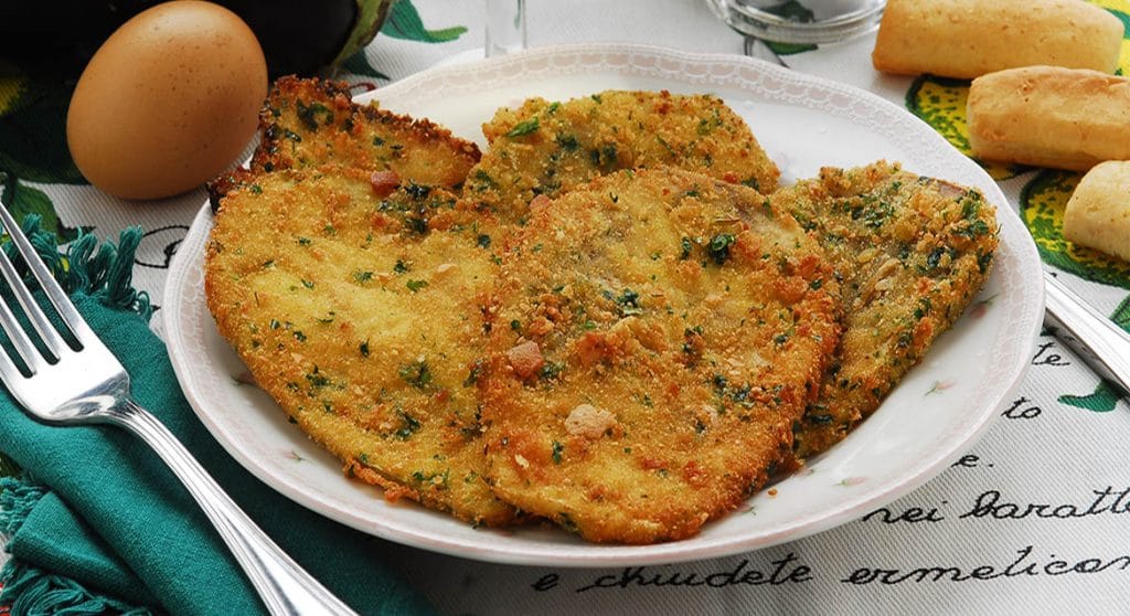 Cotolette al forno? Si, ma di melanzane e senza uova. Solo 50 Kcal!