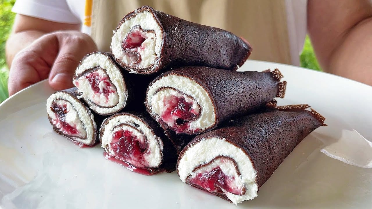 Crepes ripiene senza forno