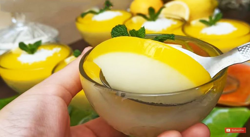 Il dessert al limone senza grassi, si prepara al volo ed è perfetto per la dieta. Solo 65 Kcal!