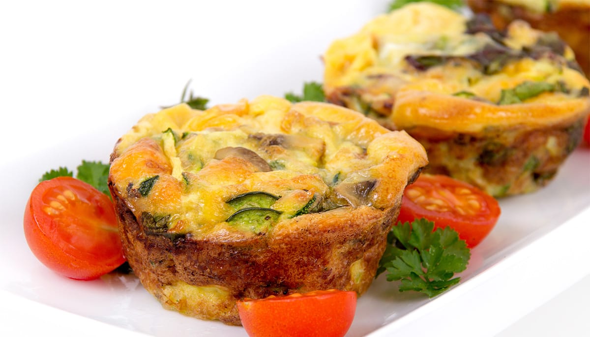 Muffin di zucchine e parmigiano