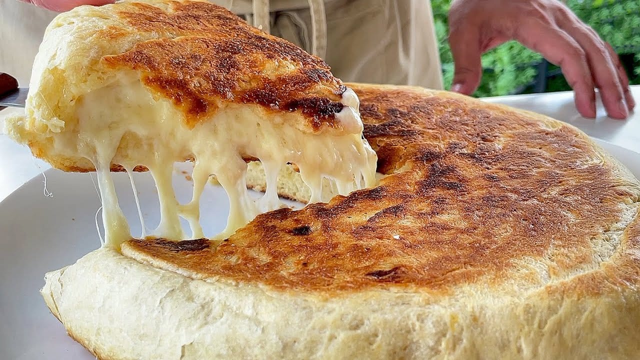 Pane al formaggio senza forno