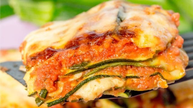 La parmigiana di zucchine dietetica, ma buonissima con sole 260 kcal a piatto!