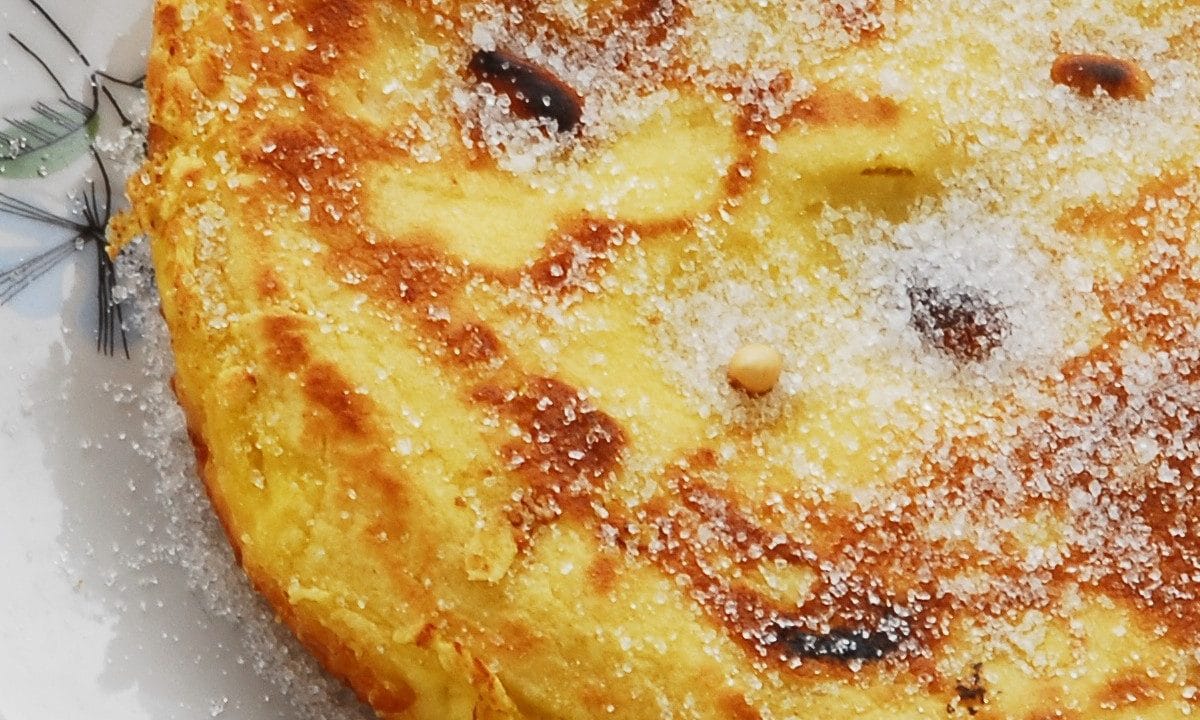 Torta di mele proteica
