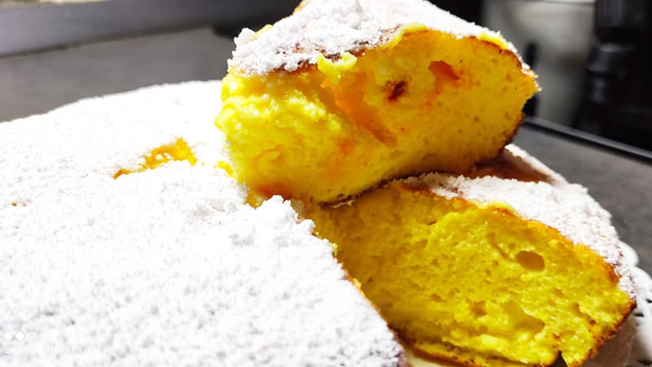 Torta di ricotta e zafferano