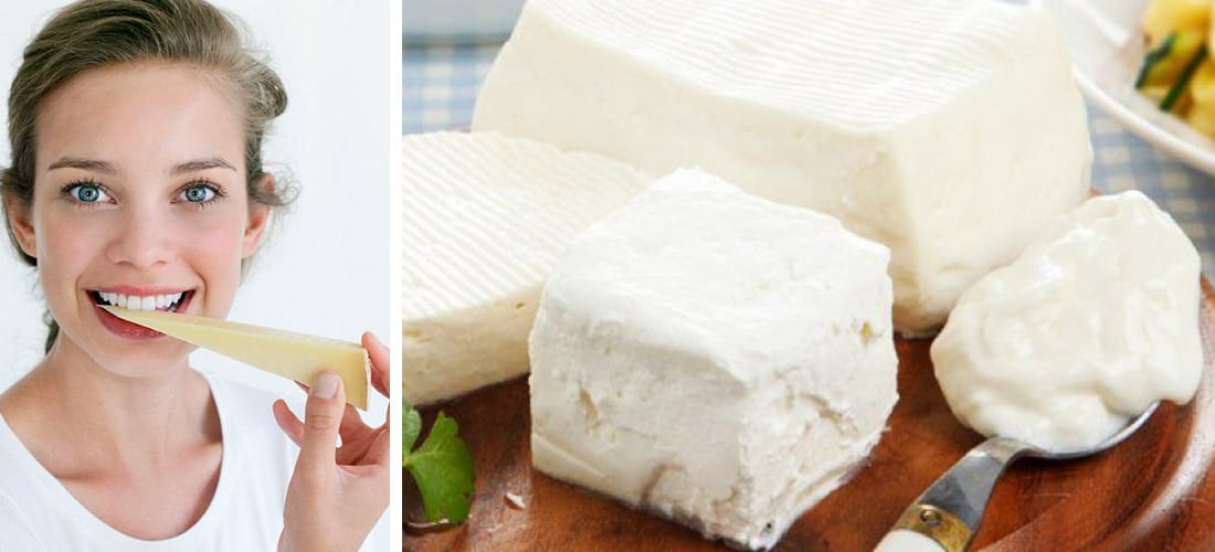 Formaggi magri con meno di 100 calorie