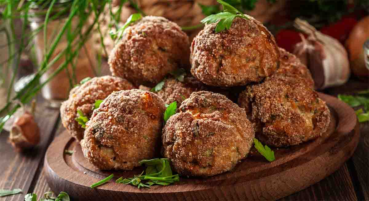 Polpette di carne e cipolla