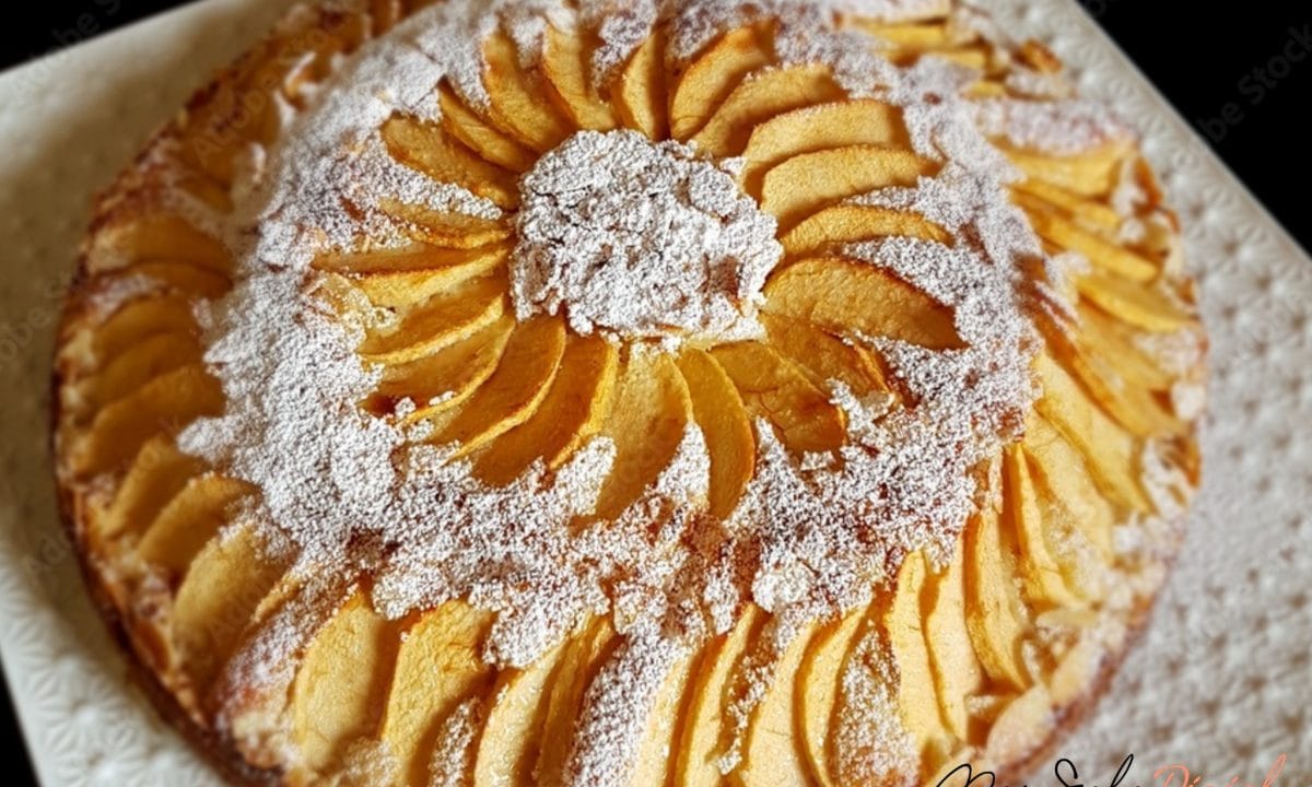 Torta nuvola cocco e mele