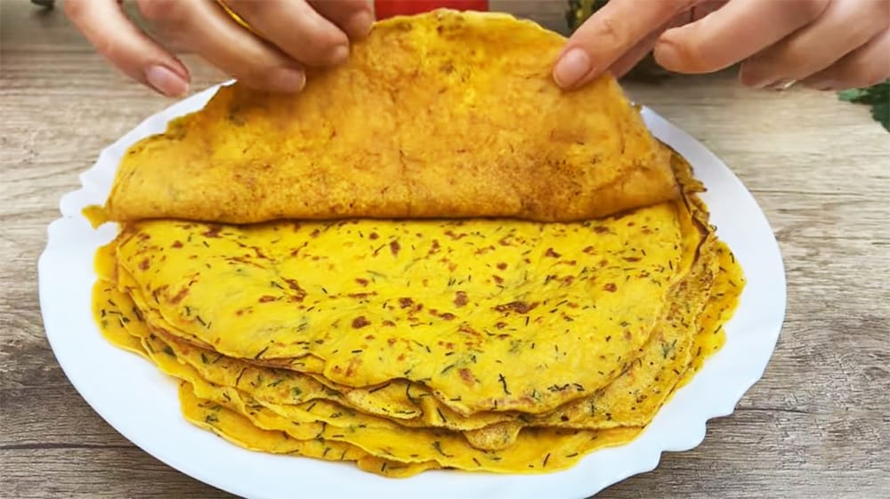 Crepes di zucca, le avete mai provate così? Ancora più buone, con sole 140 Kcal!