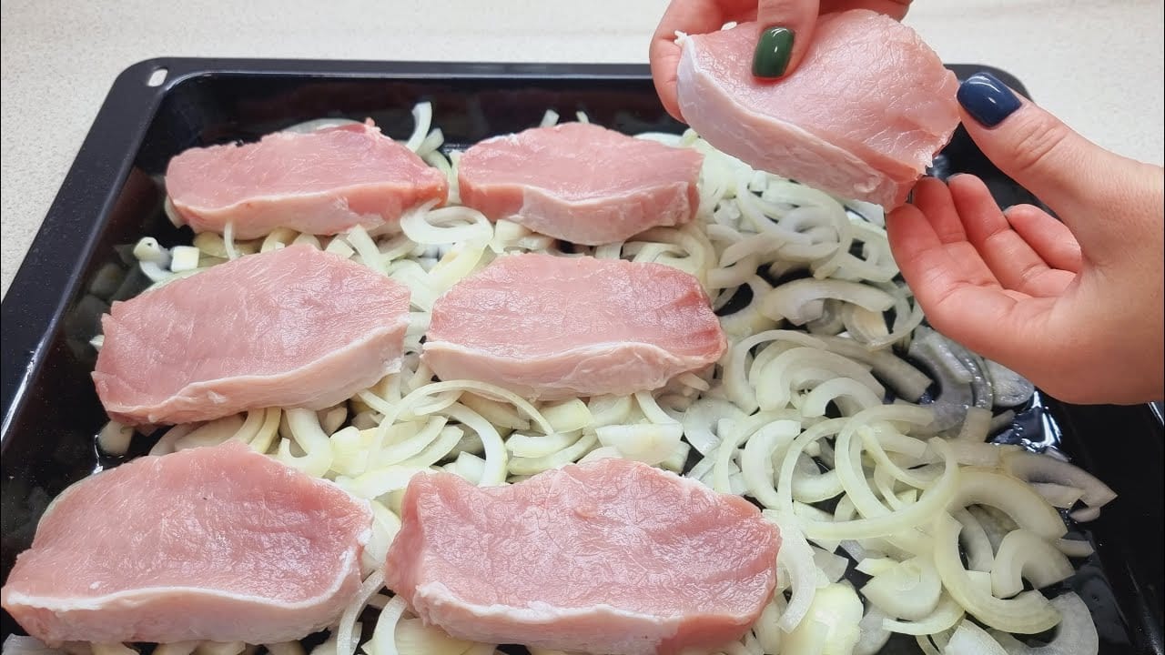 Filetto di maiale al forno con verdure