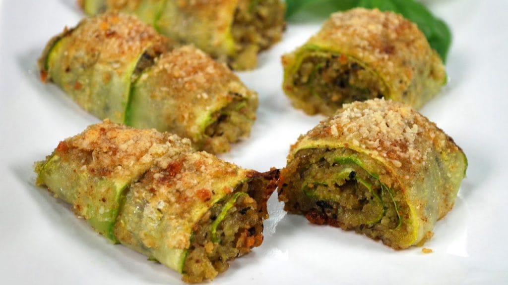 Involtini di zucchine: ti basta un pelapatate e hanno solo 50 Kcal. Incredibile!