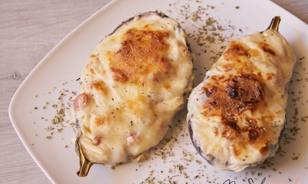 Melanzane ripiene di ricotta e prosciutto