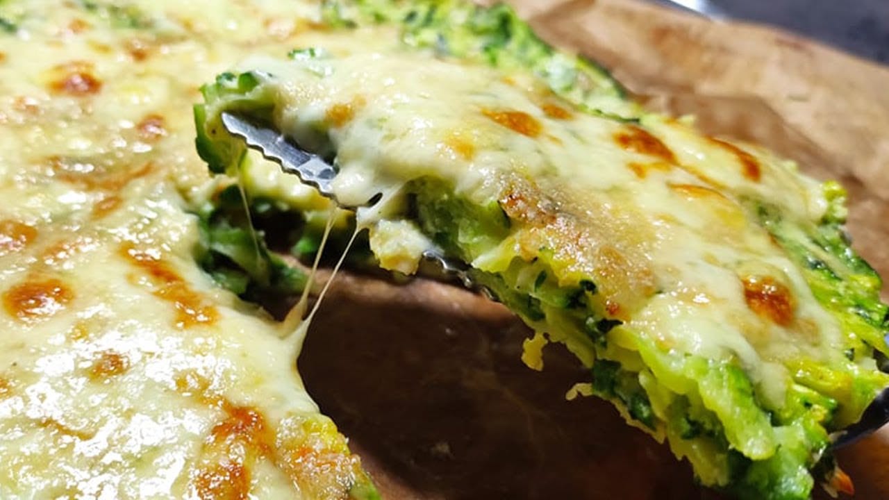 Pizza di zucchine senza farina